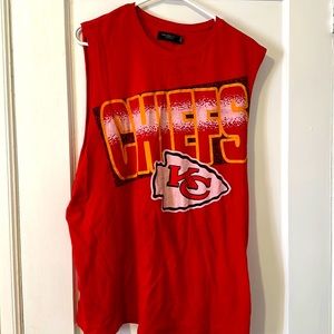 Kansas City Chiefs men’s sleeveless tee size extra large
